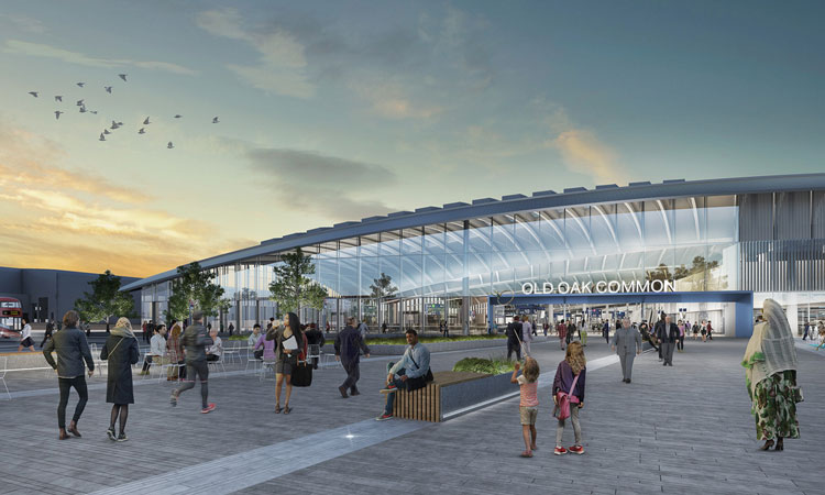 Construction milestone reached at HS2’s ‘super-hub’ Old Oak Common