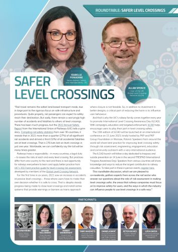 Roundtable: Safer Level Crossings
