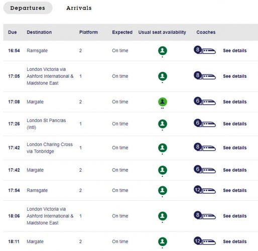 passenger southeastern seatfinder tool