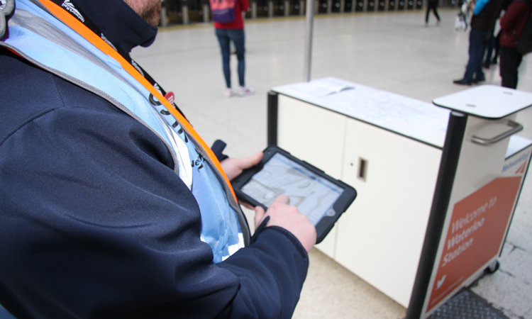 London Waterloo issues staff with mobile technology to advise passengers
