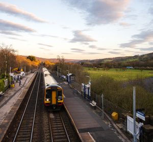 Train on railway track