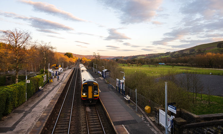 Train on railway track