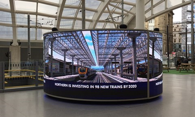 Northern unveils Digipod displaying real-time passenger information