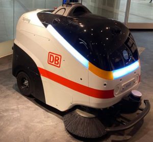 Deutsche Bahn tests cleaning robots at Frankfurt Central Station