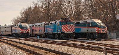 METRA Commuter Trains in the Fox Lake, IL depopt waiting for their scheduled runs to the Union Station Chicago