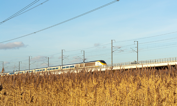 eurostar train hs1 hs2 Essex UK