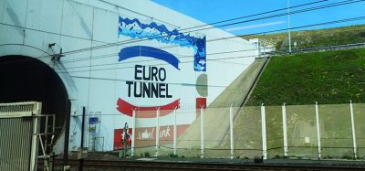 The Eurotunnel entry showing a sign of the Eurotunnel