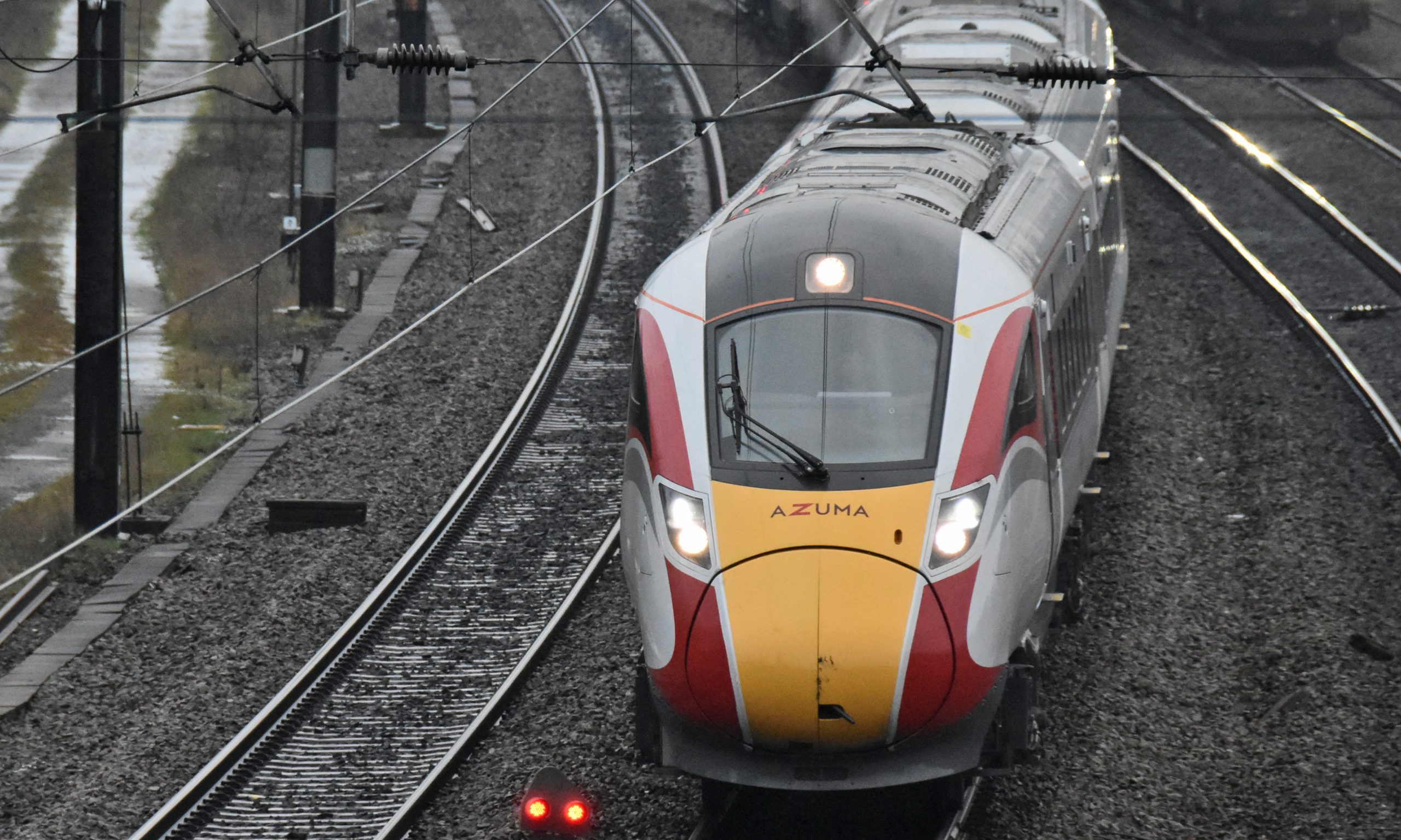 A LNER train on the East Coast Main Line