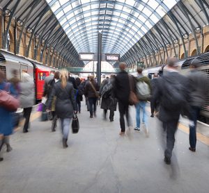 passengers at station