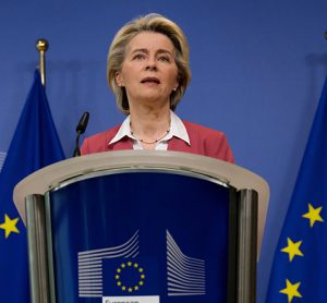 president of the EU Commission, Ursula von der Leyen