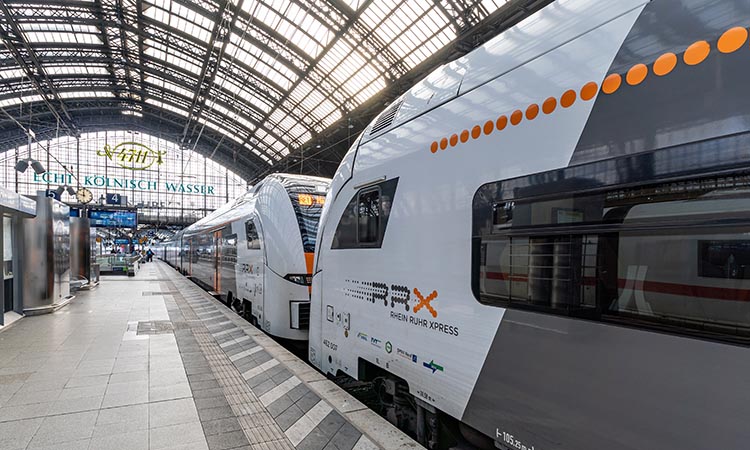 Train at Cologne main station