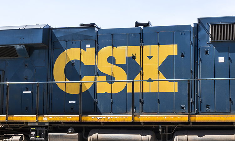 CSX Locomotive Train.