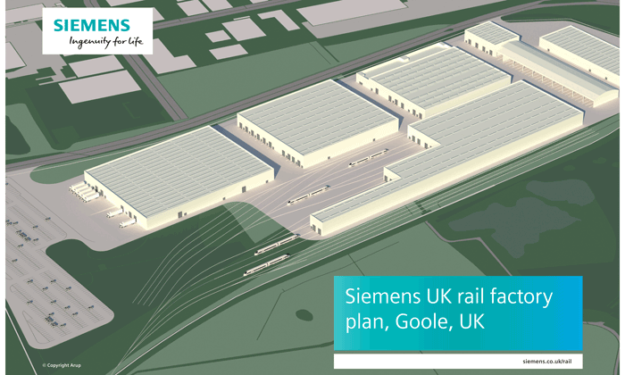 Siemens’ new rail factory planned for Goole, UK