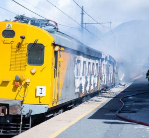 Studies on the flammability of materials in railway passenger coaches