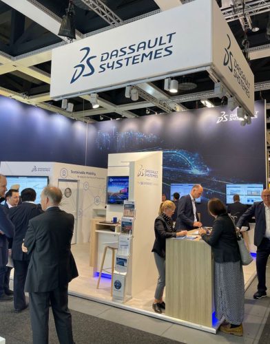 Dassault Systemes stand at InnoTrans 2022