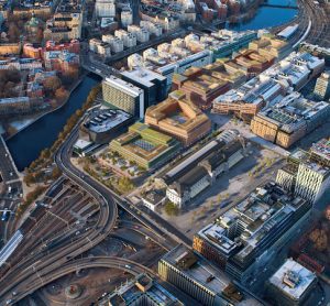 Visual of the transformed Stockholm Station after work completed