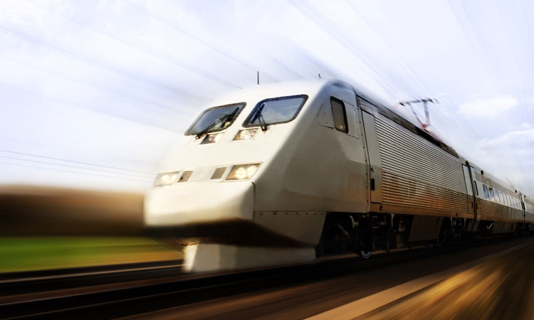 A fast train