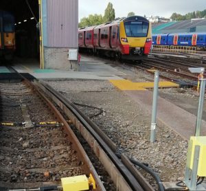 South Western Railway (SWR) Wimbledon Traincare Depot in London