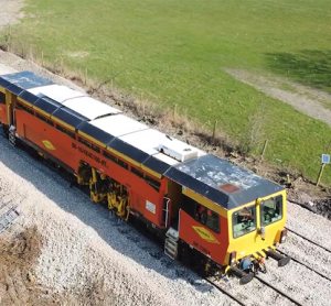 A train on the Cambrian line