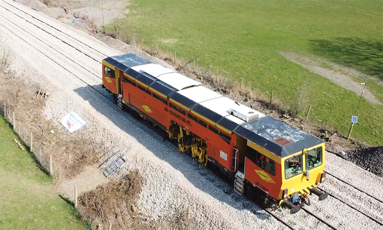 A train on the Cambrian line