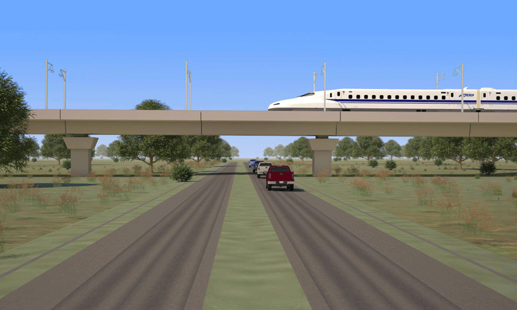 texas high-speed train
