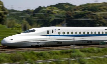 Tokaido Shinkansen train in Japan