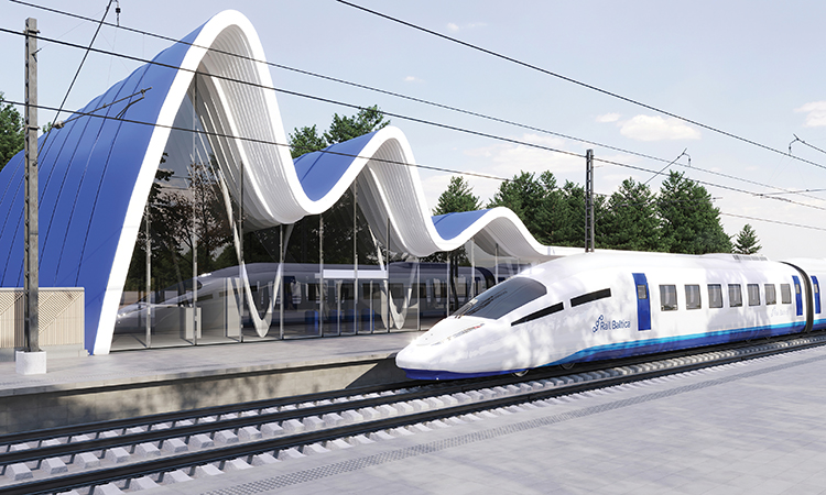 Rail Baltica render