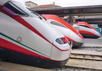 Locomotives at station