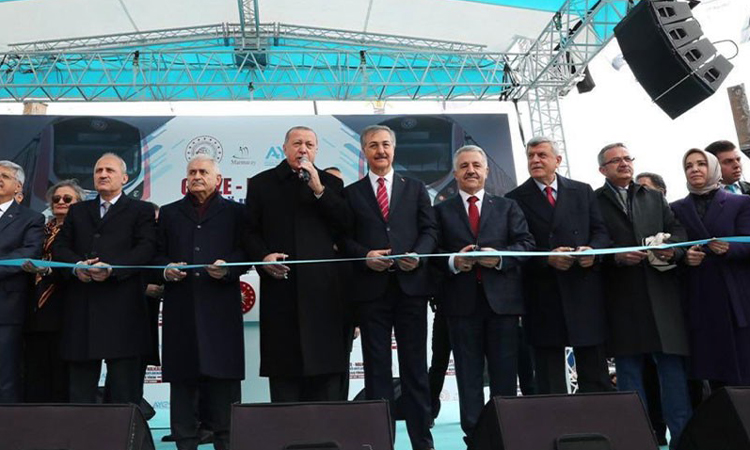 Turkey’s commuter line between Gebze-Halkalı is officially opened