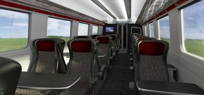 Grand Union Trains proposed Standard Class interior with 2+1 seating formation.