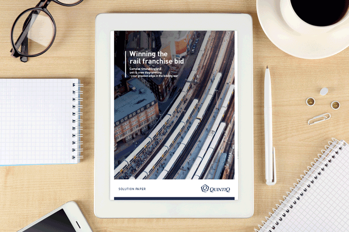 Solution paper: winning the rail franchise bid