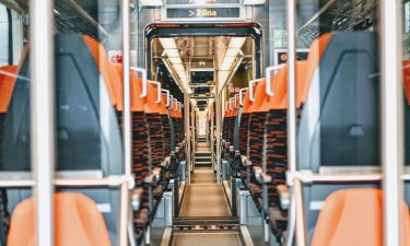 On-board the RegioPanter EMU